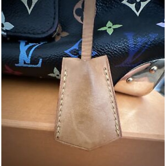 Louis Vuitton black noir multicolor speedy 30 Takashi Murakami 💯 % authentic - Picture 2 of 16